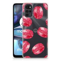 Motorola Moto G22 Siliconen Case Pink Macarons