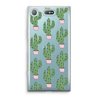 Cactus Lover: Sony Xperia XZ1 Compact Transparant Hoesje