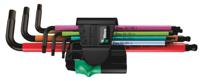Wera 950 SPKL/7B SM Multicolour Magneet Stiftsleutelset, metrisch, BlackLaser, 7 -delig - 1 stuk(s) - 05022534001