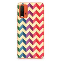 Xiaomi Poco M3 | TPU bumper | Zigzag Multi Color