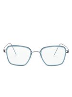 Lindberg lunettes de vue Ebbe 50 à monture carrée - Bleu