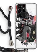 Dissimulation du réel: Samsung Galaxy S21 Ultra Transparant Hoesje met koord