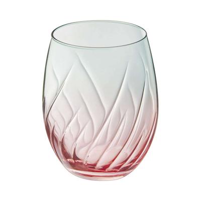 Waterglas Cristal d'Arques Paris Swirly Spring Roze Glas 360 ml (4 Stuks)