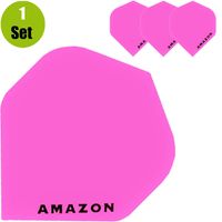 Amazon Plain Dartflights - Roze - thumbnail