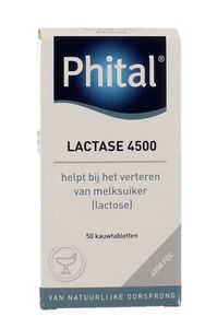 Phital Lactase 4500 Kauwtabletten Aardbei