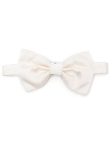 Dolce & Gabbana nœud papillon en soie - Blanc