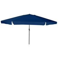 VidaXL Tuinparasol azurblauw 395 x 395 x 245 cm polyester en staal