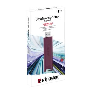 Kingston Technology DataTraveler Max USB flash drive 1000 GB USB Type-A 3.2 Gen 2 (3.1 Gen 2) Rood