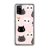 Katten: Samsung Galaxy A41 Transparant Hoesje