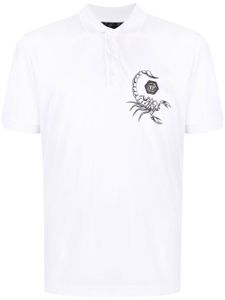 Philipp Plein polo à manches courtes - Blanc