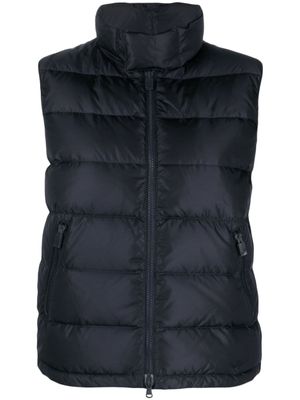 ASPESI gilet matelassé à fermeture zippée - Bleu