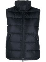 ASPESI gilet matelassé à fermeture zippée - Bleu