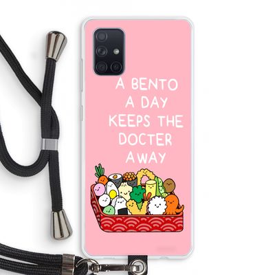 Bento a day: Samsung Galaxy A71 Transparant Hoesje met koord
