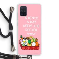 Bento a day: Samsung Galaxy A71 Transparant Hoesje met koord