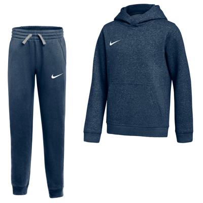Nike Park 26 Fleece Pullover Hoodie Joggingpak Kids Donkerblauw Wit Nike Park 26 Fleece Pullover Hoodie Joggingpak Kids Donkerblauw Wit