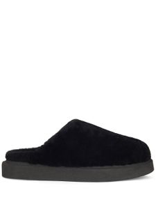 Giuseppe Zanotti chaussons Wynter à semelle en caoutchouc - Noir