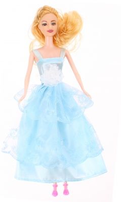 Kids Fun tienerpop Sophie met extra kleding 30 cm lichtblauw Kids Fun tienerpop Sophie met extra kleding 30 cm lichtblauw