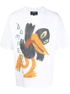 DOMREBEL T-shirt met print - Wit