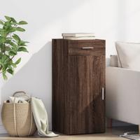 Dressoir 40x42,5x93 cm bewerkt hout bruin eikenkleur