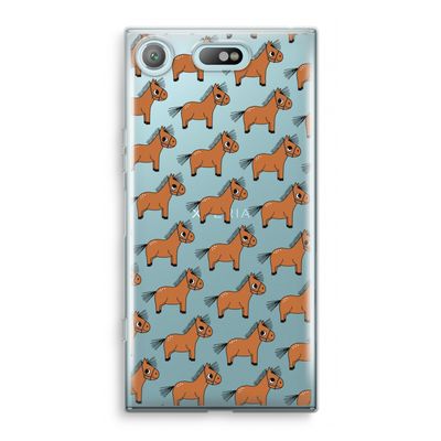 Pony: Sony Xperia XZ1 Compact Transparant Hoesje