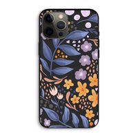 Flowers with blue leaves: iPhone 12 Pro Max Biologisch afbreekbaar hoesje