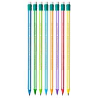 BIC evolution potloden met gum, 8st.