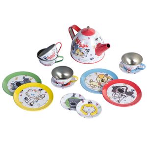 Rubo Toys Woezel en Pip Theeservies Tin