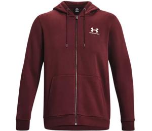 Under Armour UA Essential Fleece Hoodie Heren Bordeaux maat L