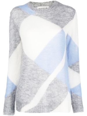 P.A.R.O.S.H. pull à motif géométrique - Bleu