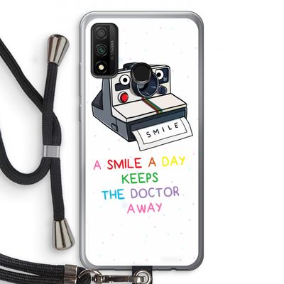 Smile: Huawei P Smart (2020) Transparant Hoesje met koord