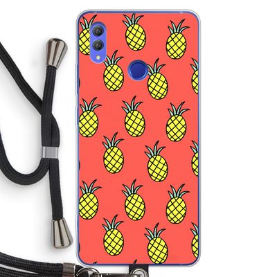 Ananas: Honor Note 10 Transparant Hoesje met koord