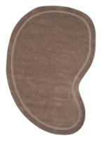 LABEL51 Organisch Vloerkleed 'Mody' 200 x 300cm, kleur Taupe