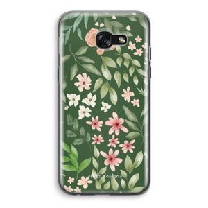 Botanical green sweet flower heaven: Samsung Galaxy A5 (2017) Transparant Hoesje