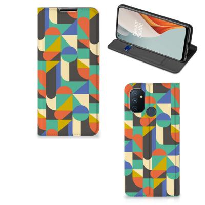 OnePlus Nord N100 | Hoesje met Magneet | Funky Retro
