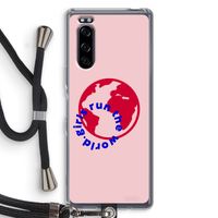 Run The World: Sony Xperia 5 Transparant Hoesje met koord