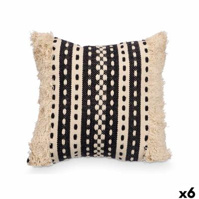 Kussen GiftDecor 4737 Zwart Beige 45 x 15 x 45 cm (6 Stuks)