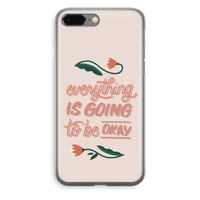 Optimistic flower girl: iPhone 8 Plus Transparant Hoesje