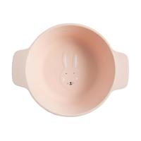 Trixie siliconen kom mrs. rabbit - kinderservies - 100% food grade silicone -vaatwas en microgolf bestendig - konijn