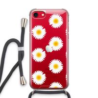 Margrietjes: iPhone SE 2020 Transparant Hoesje met koord Margrietjes: iPhone SE 2020 Transparant Hoesje met koord