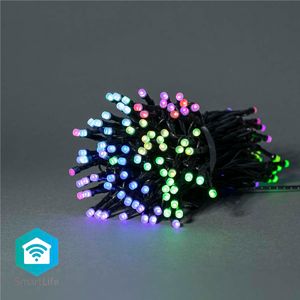 Nedis SmartLife Decoratieve LED | Wi-Fi | RGB | 168 LED&apos;s | 20 m | 1 stuks - WIFILX01C168 WIFILX01C168