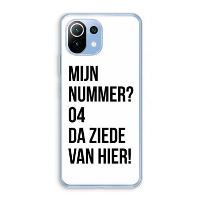 Da ziede van hier: Xiaomi Mi 11 Lite Transparant Hoesje