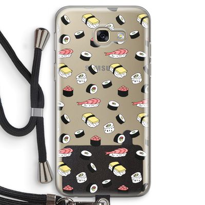 Sushi time: Samsung Galaxy A5 (2017) Transparant Hoesje met koord