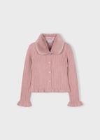 Mayoral winter vest meisjes - roze - fur
