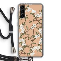 Blossoming spring: Samsung Galaxy S21 Plus Transparant Hoesje met koord