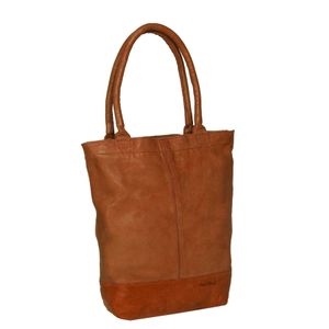 Justified Bags Justified® Amber - Handtas - Schoudertas -  Shopper Cognac