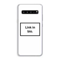 Link in bio: Samsung Galaxy S10 5G Transparant Hoesje