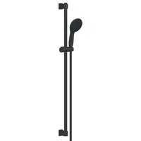 GROHE Vitalio Start 110 Glijstangset - 90cm - ronde handdouche - met 2 straalsoorten - gladde doucheslang - mat zwart 269542431