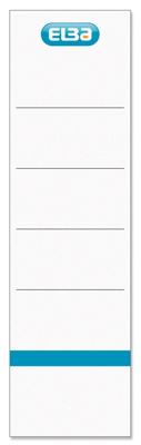 Elba rugetiketten, ft 19x5,9 cm, wit 10 st