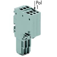 WAGO 2020-212 Connector, female Grijs 20 stuk(s)