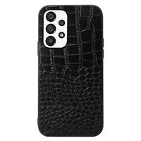 Crocodile Series Samsung Galaxy A23 5G Hybrid Case - Zwart - thumbnail